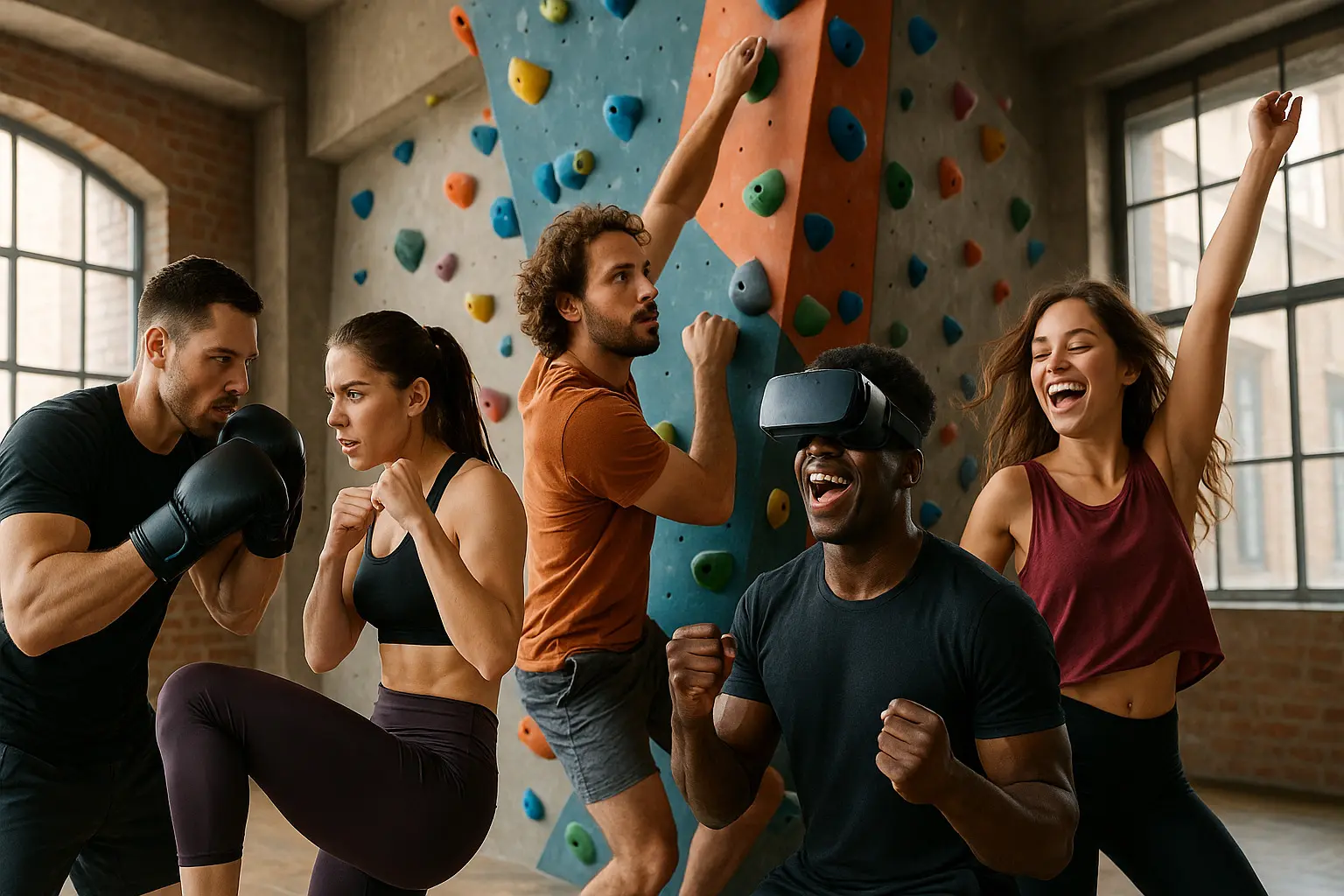 ActiveSpace mit Kickboxen, Bouldern und VR-Erlebnis